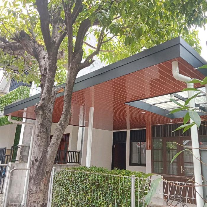 Rds - Kanopi Baja Ringan Plafon Pvc Atap Alderon Rs Kombinasi Transfran Atap Bening