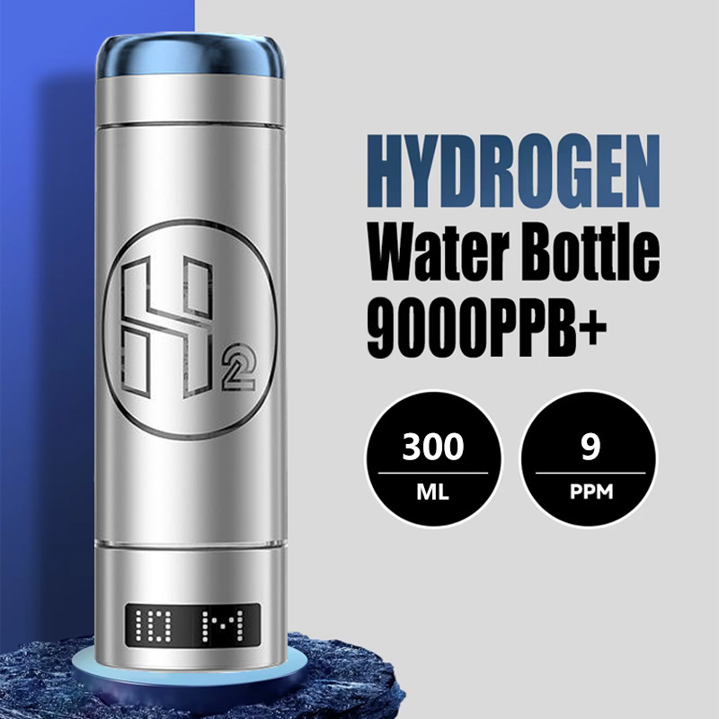 9000PPB Hydrogen Water Bottle Generator Spe Pem Dual Chamber Maker Electrolyzed Hydrogen Enriched