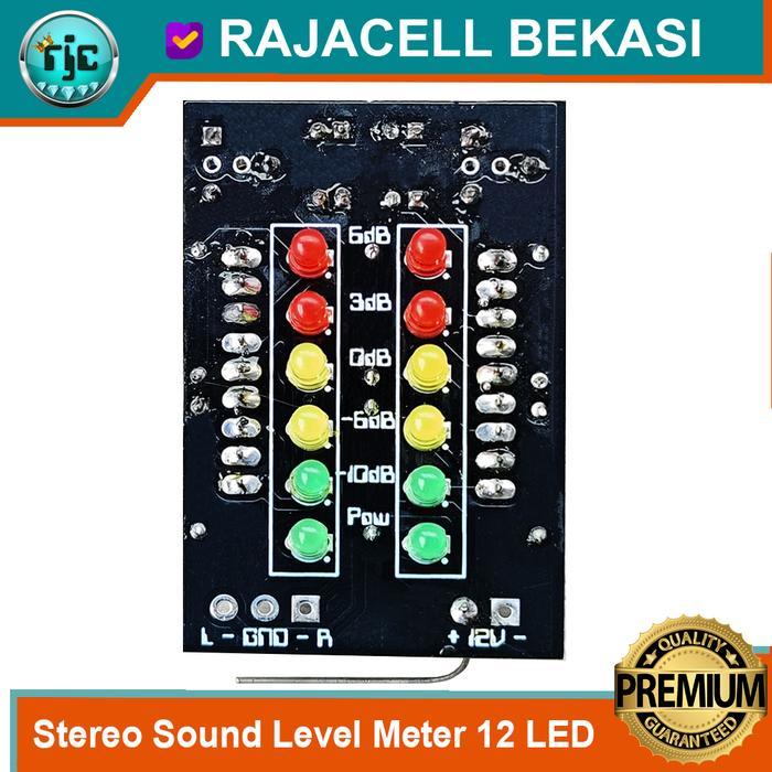 Digital Vu Meter Stereo 12 Led Audio Level Meter Sound Analizer Co