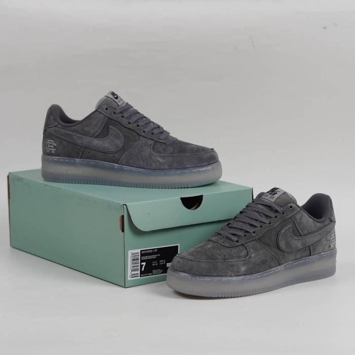 Nike Air Force 1 X Reigning Champ Grey Original Bnib / Sneakers Pria Tbk
