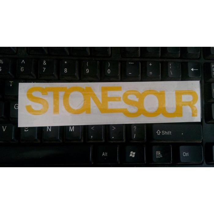 Cutting Sticker Band Stone Sour