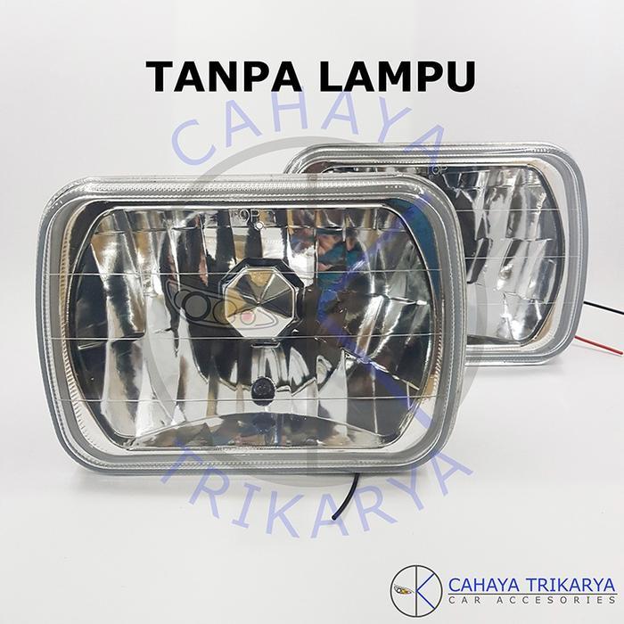 Terbaru HEAD LAMP / LAMPU BESAR / UTAMA KOTAK 7" COLT L300 / L 300 7 INCH KRISTAL DNY BISA COD