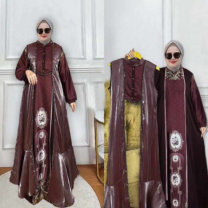 Gamis Jumbo Inner Outer Terpisah Size L Xl Xxl Xxxl 4L