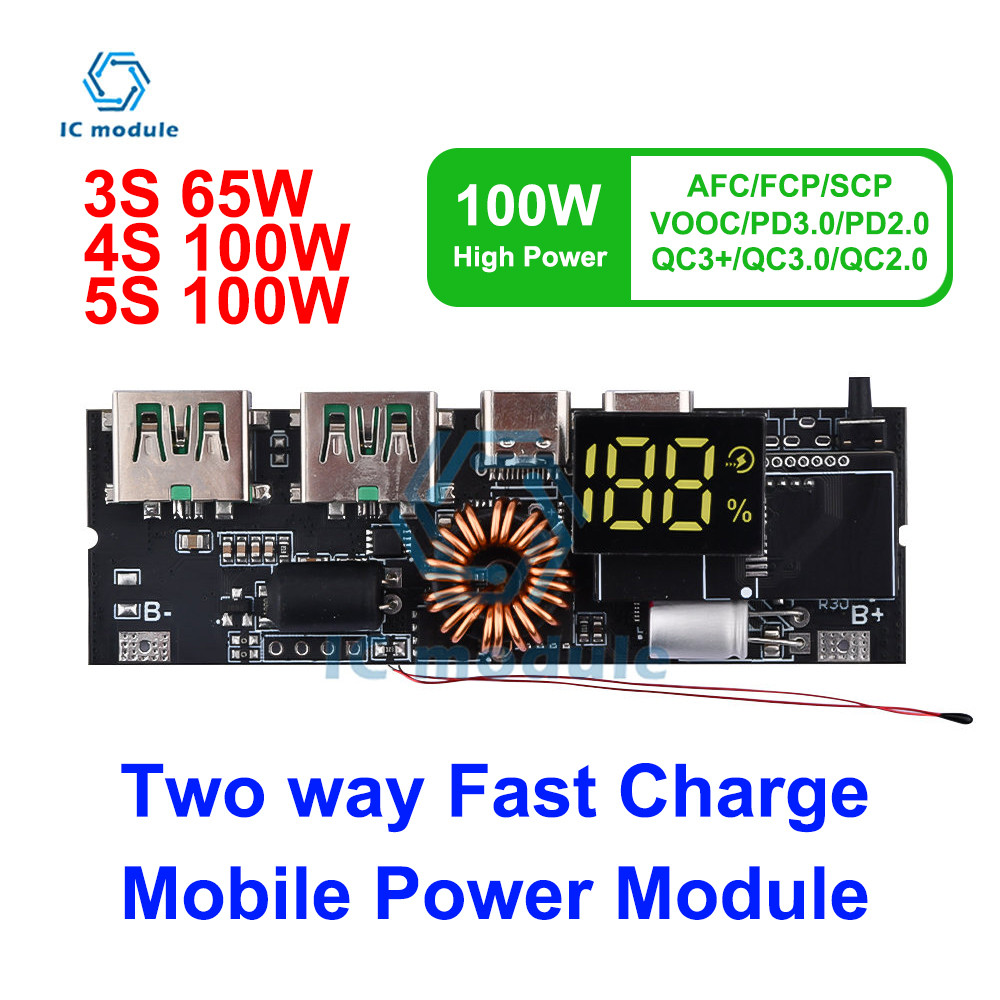 PROMO   18650 Battery Charger Protection Module Power Bank PCB Module Board Dual USB Fast Charging w