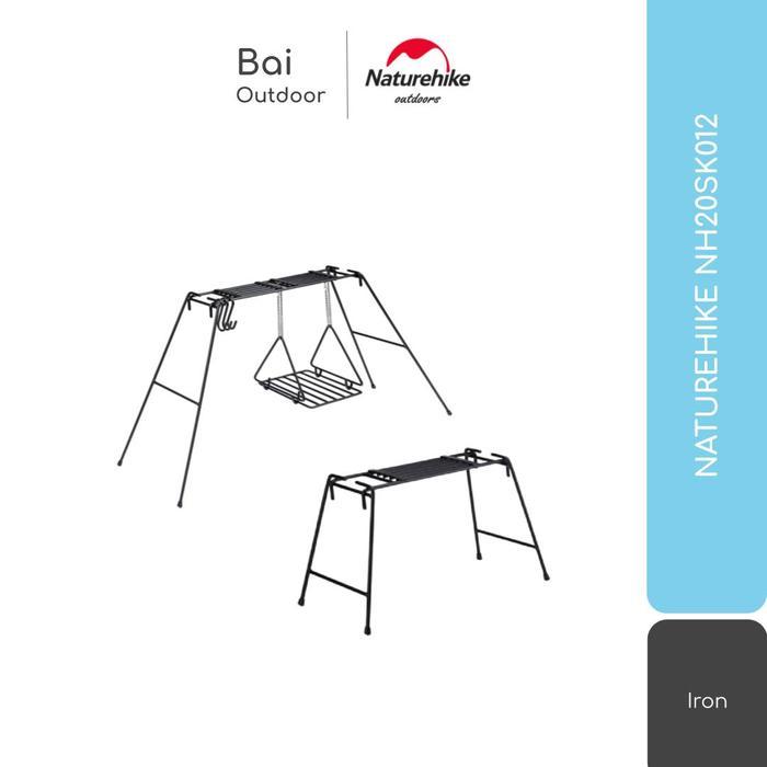 RAK BESI NATUREHIKE NH20SK012 GANTUNGAN ALAT MASAK PORTABLE BBQ