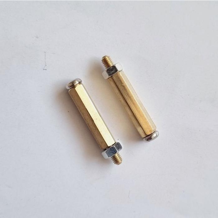 Spacer Kaki Pcb 2cm Spicer Stainless EMAS GOLD Pcb + Mur Baut