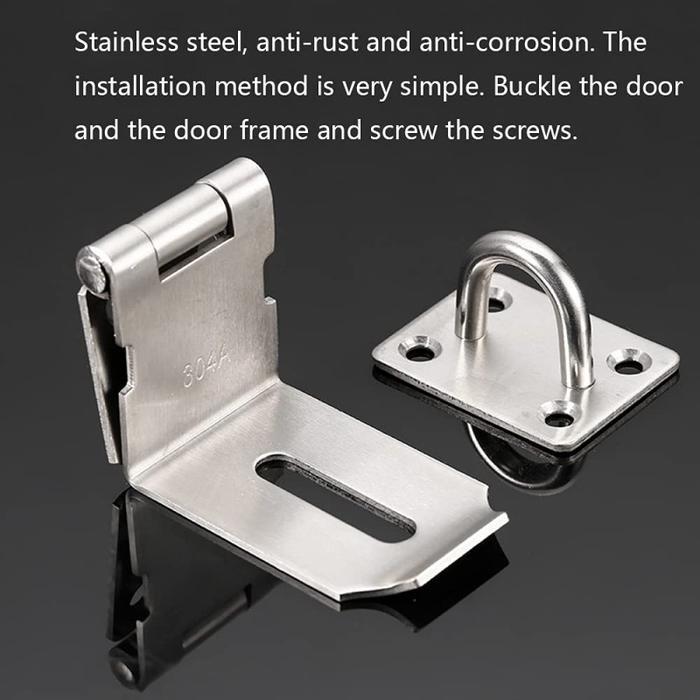 "New" Overval Gembok Plat Siku Gembok Kunci Kait Overval Hasp Lock