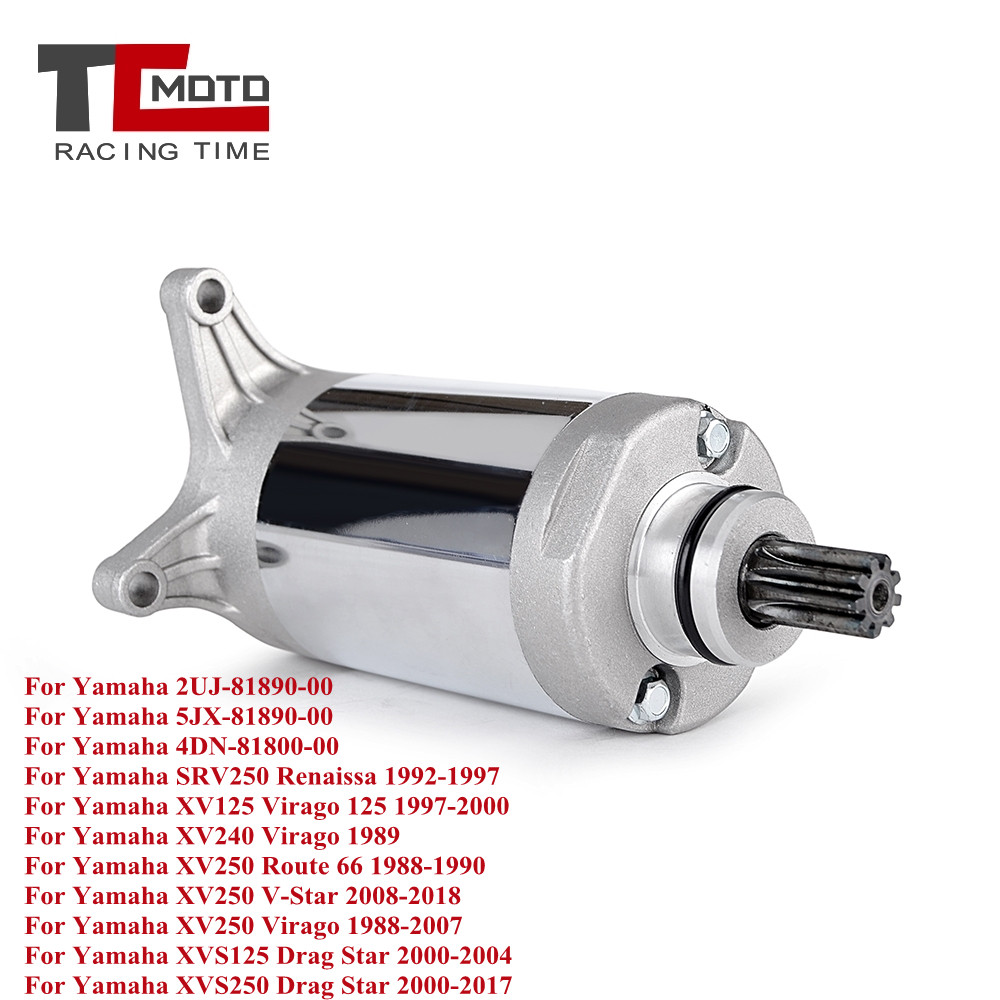 XVS XV 125 250 Starter Motor For Yamaha SRV250 Renaiss SRV 250 XV125 XV240 XV250 Virago Route 66