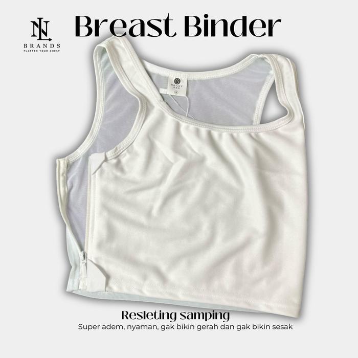 Breast Binder Zipper Resleting Samping / Chest Binder / Perata Dada / Bra