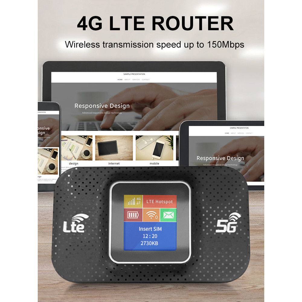 4G Lte WIFI Router Sim Card Slot Wireless Portable Router 150Mbps Unlock Modem Mobile WiFi Router