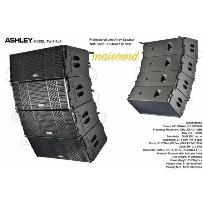 SPEAKER PASIF LINE ARRAY ASHLEH TW 210LA ORIGINAL ASHLEY TW 210 LA