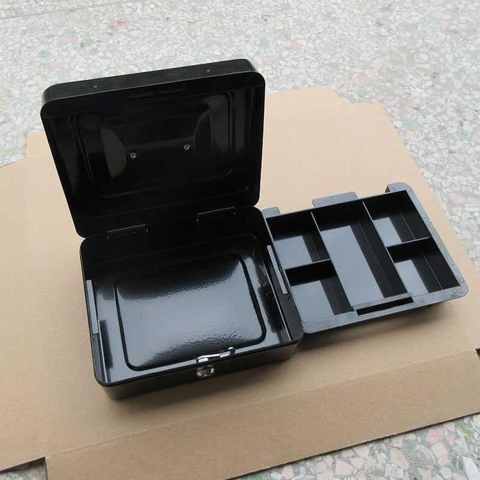 Brankas Brangkas Brankas Besi Mini Kotak Uang Perhiasan Kunci Manual