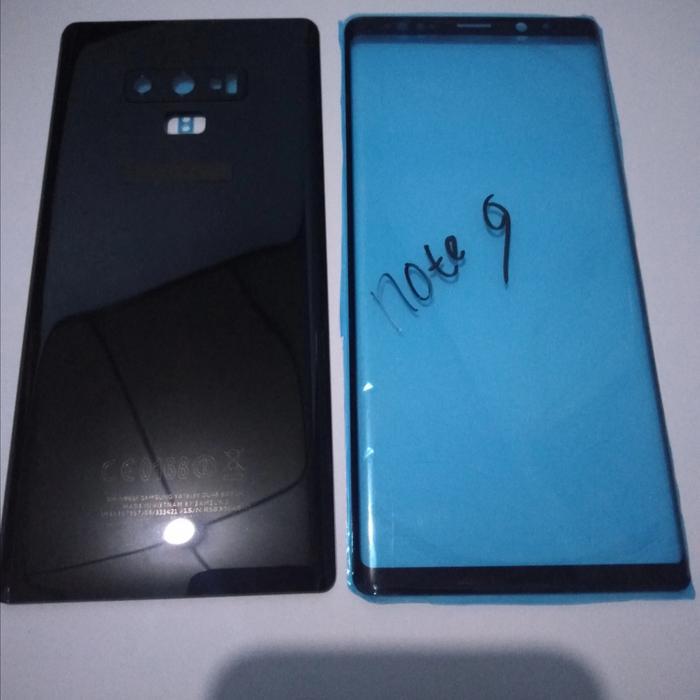 KACA LCD KACA DEPAN PLUS BACKDOOR SAMSUNG NOTE 9 PLUS KACA KAMERA ORI