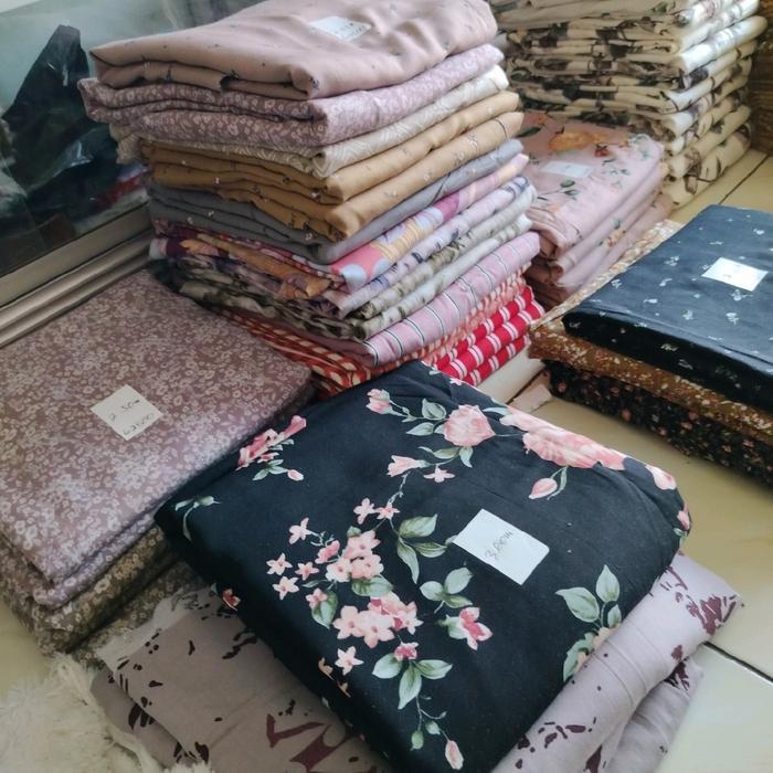 katun Rayon viscose ukuran 2 - 3 meteran