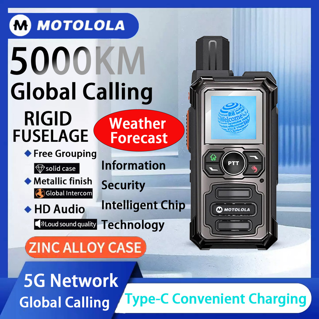 MOTOLOLA Walkie Talkies Unlimited Range Radio Nationwide 4G Long Range Walkie Talkie 5000 Miles