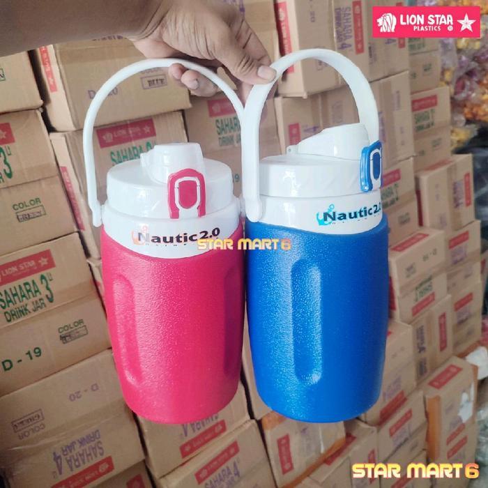 Lion Star Nautic 2 Liter Termos Es Drink Jar Air Minum Dingin