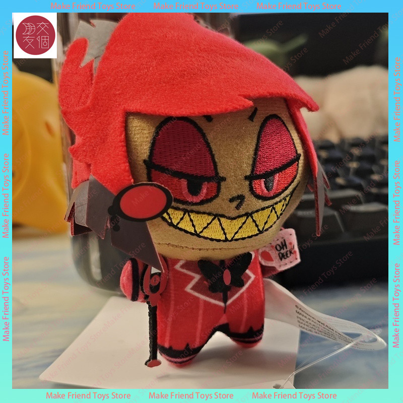 11cm Hazbin Hotel Alastor Vaggie Charlie Morningstar Anime Peripherals Short Plush Stuffed Doll