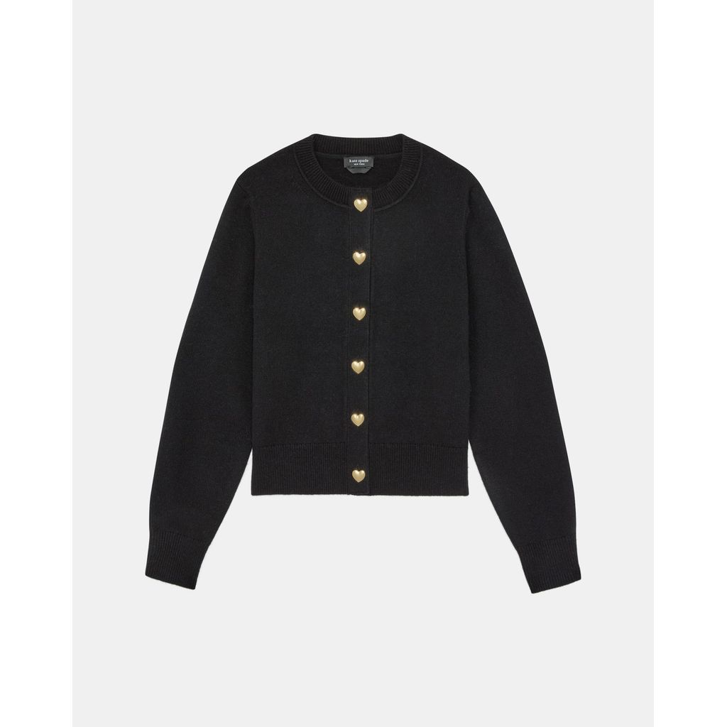 Kate Spade Heart Button Nell Cardigan - Cardigan Wanita