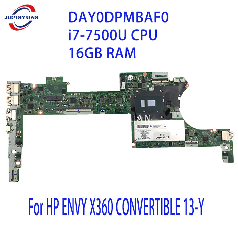 Mainboard 906722-601 906722-001 For HP ENVY X360 CONVERTIBLE 13-Y Laptop Motherboard DAY0DPMBAF0 i7-