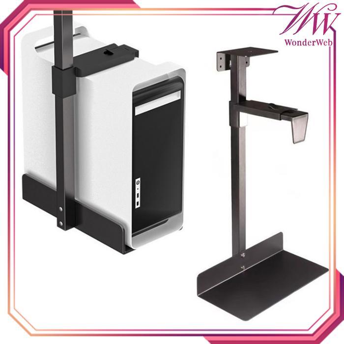 Terlaris Best Quality 100% Original 1Set Tray Cpu Komputer Bawah Meja Dudukan Cpu Komputer Rak Cpu