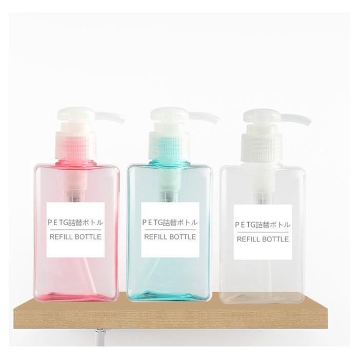 "New" BABEE - BOTOL SABUN AESTHETIC 100ML / BOTOL PUMP KOTAK PLASTIK HAMPERS