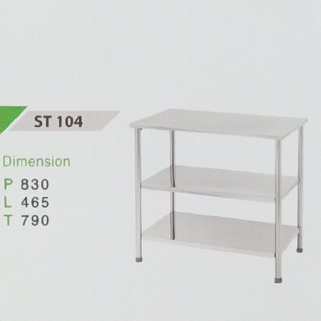 Royal st 200 rak kompor st200 meja dapur stainless steel kitchen set
