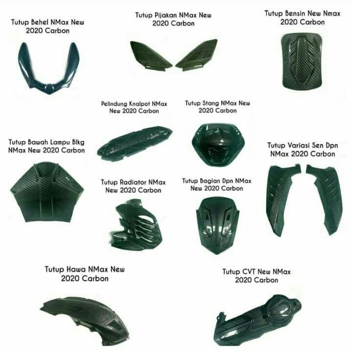 Promo Cover Full Body Set Carbon Yamaha All New Nmax 2020 Nemo Gma Terlaris