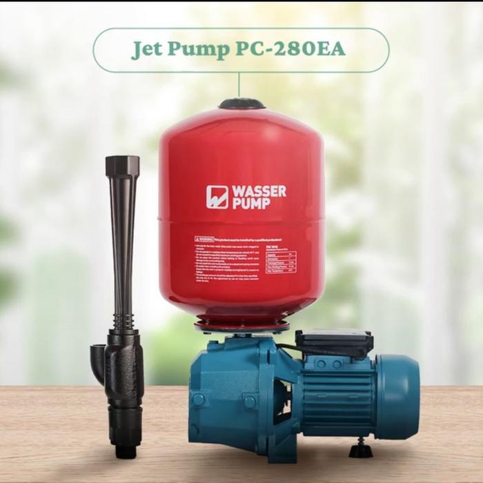 Wasser Pc-280Ea Pompa Sumur Dalam/Jetpam/Jetpump Komplit Set