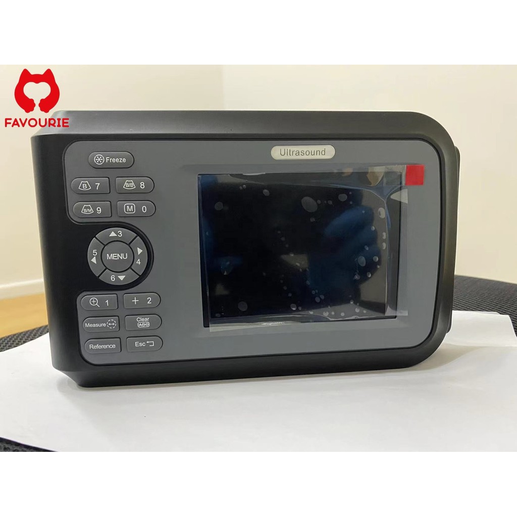 Terbaik FAVOURIE Veterinary Handheld Portable Ultrasound Scanner for Vet Ultrasound Instruments Port