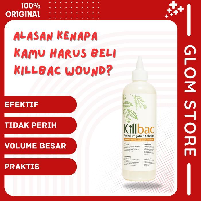 KILLBAC 350ML CAIRAN PEMBERSIH LUKA KILLBAC WOUND IRRIGATION