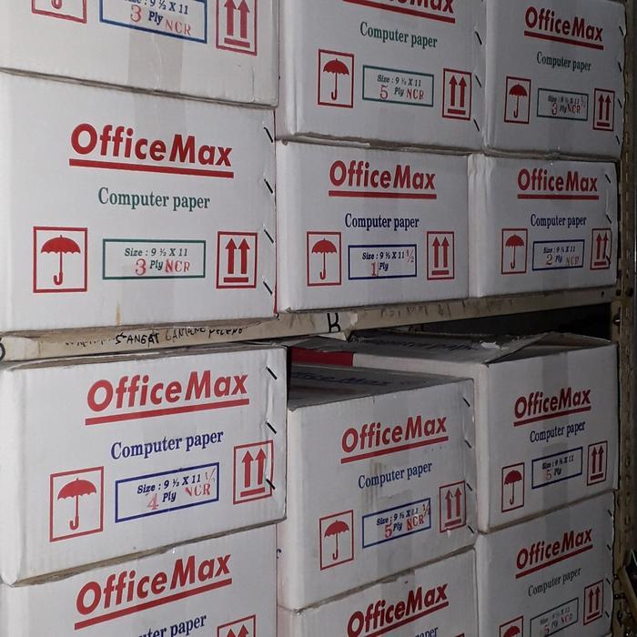 Kertas Continuous Form Office Max 4 Ply Ncr/ 4 Ply Bagi 2