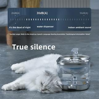 Tempat Minum Kucing Anjing Air Mancur Stainless Charger Otomatis / Dispenser Air Stainless Steel