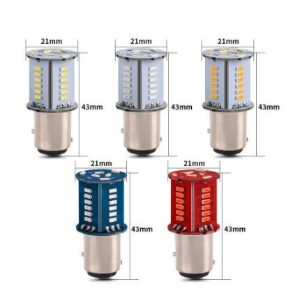 "New" Lampu LED REM STOP STROBO BAYONET 1157 12VOLT 4014 30 MATA