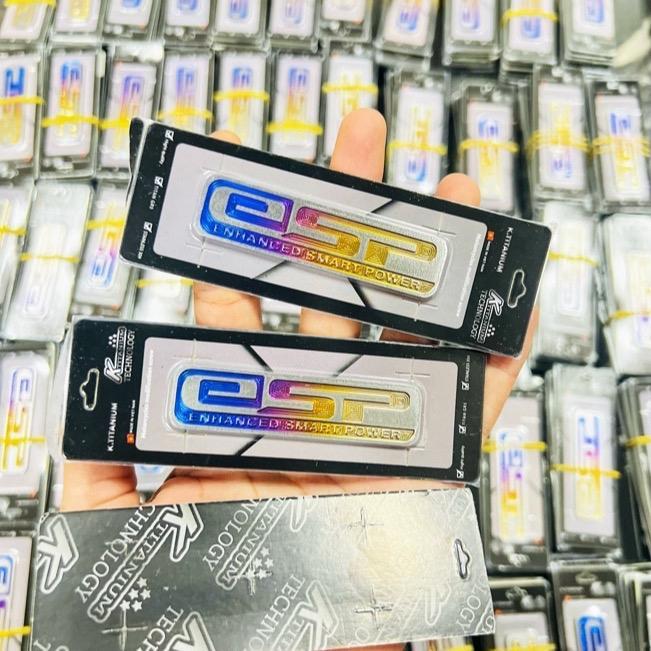 "New" TITANIUM EMBLEM ESP BOX FILTER HONDA MATIC BEAT SCOOPY PCX VARIO ORIGINAL VIETNAM