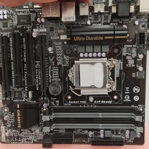 MOTHERBOARD GIGABYTE GA-Z87M-D3H LGA 1150 GEN 4 TANPA BACKPANEL