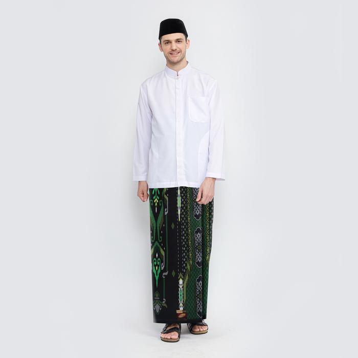ASLI Sarung ATLAS Super Premium 925 A9 BJA SJ Hitam Hijau READY STOCK