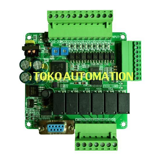 PLC 14MR 6AD 2DA PLC RS232 RS485 MODBUS RTU 24VDC PLC MURAH MERIAH