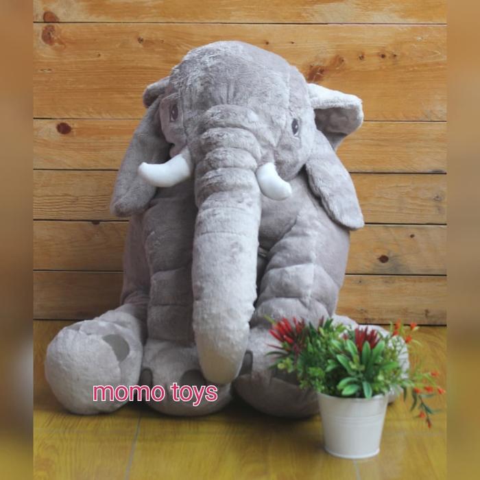 Miniso Toys - Boneka Gajah Jumbo Bantal Gajah Halus Big Size Besar