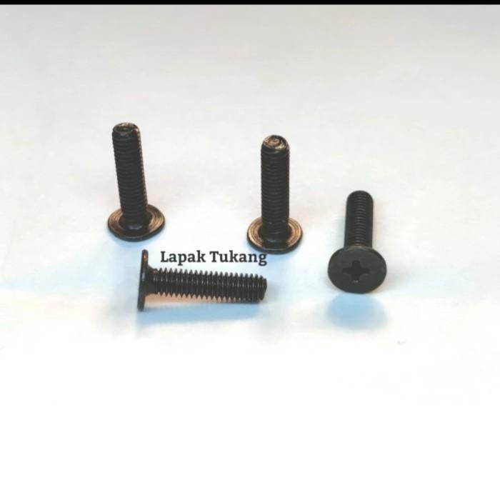 Baut Hitam M4X6 D7 Cm M4 Baut M4X6X7 Murah