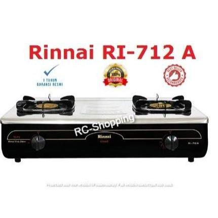 Kompor Gas Rinnai Ri-712 A / Ri 712A / Ri-712A / Ri 712 A ( 2 Tungku ) Co