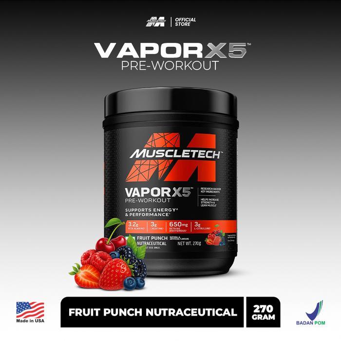 SIAPKIRIM MUSCLETECH VAPORX5 EN 30 SERVING READY STOCK