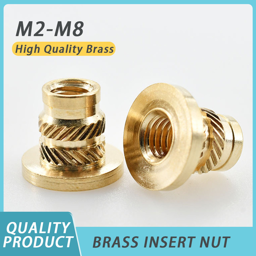 M2 M2.5 M3 M4 M5 M6 M8 Nopper Nut Injection Molded Copper Nut Insert knurled Copper Insert Laptop