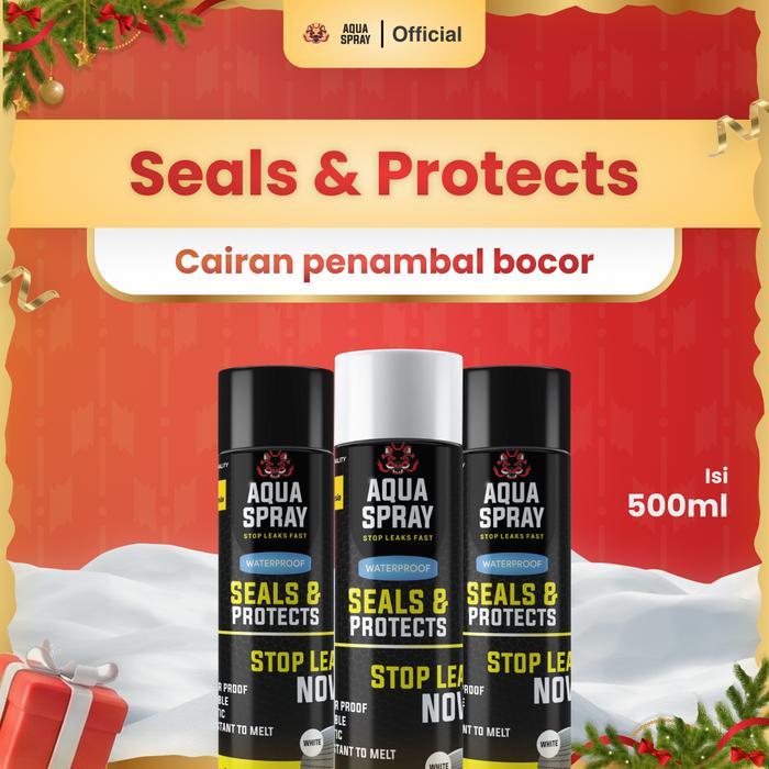 Aqua Spray Seal And Protect Cairan Penambal Bocor Spray Anti Bocor Rubber Sealant Spray 500ml - Buy