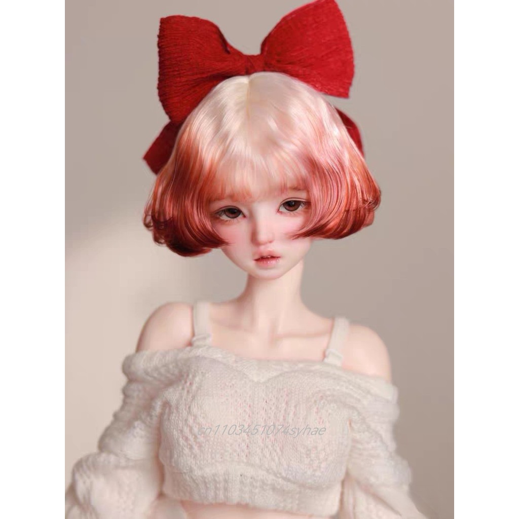 Mohair wig Handmade Doll wig Doll Accessories For 1/3 1/4 1/6 1/2 Doll Blythe Qbaby Landoudou