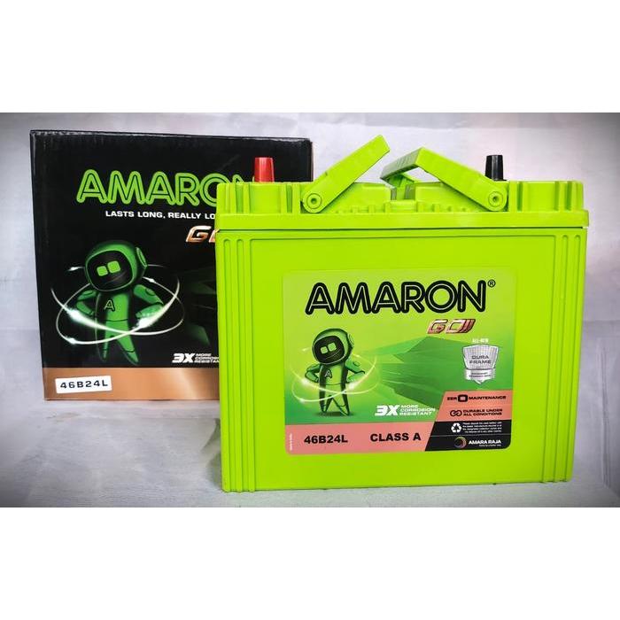 Aki Amaron Ns60L Untuk Grand Livina, Corrola, Karimun, Dll - Aki