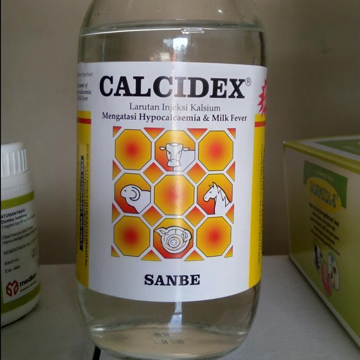 Promo Kalsium Hewan Sapi ,Kambing Dll (Calcidex 500 Ml)