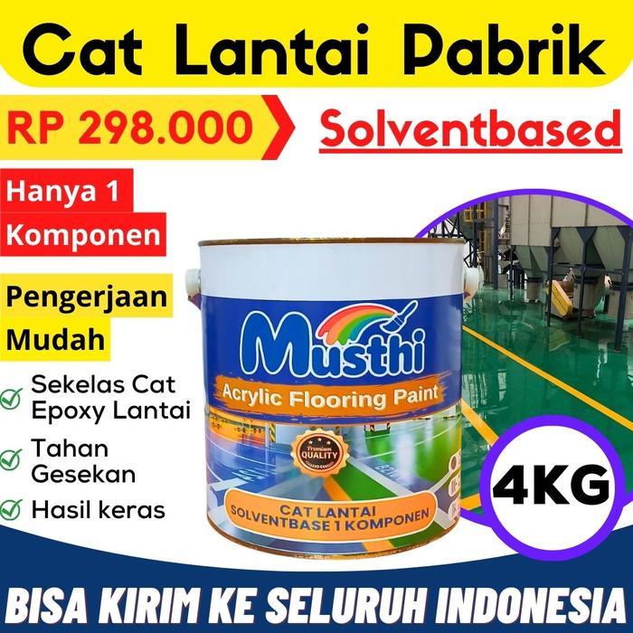 Cat Lantai Pabrik Cat Lantai Gudang Solventbase Sekelas Epoxy 5Kg