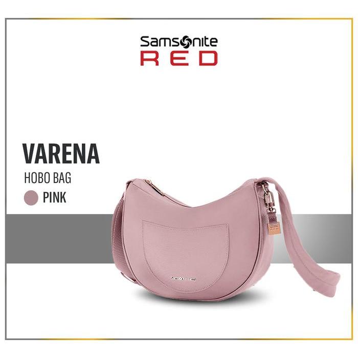 SAMSONITE RED LABEL VARENA HOBO BAG - PINK