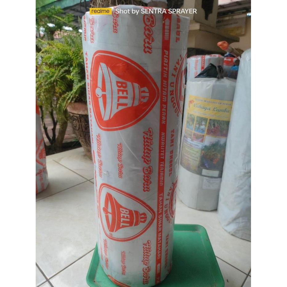 Mulsa Bell 100 cm 50 cm 9 kg Mulsa Bell Merah Oren Tebal 0.275 Mikron