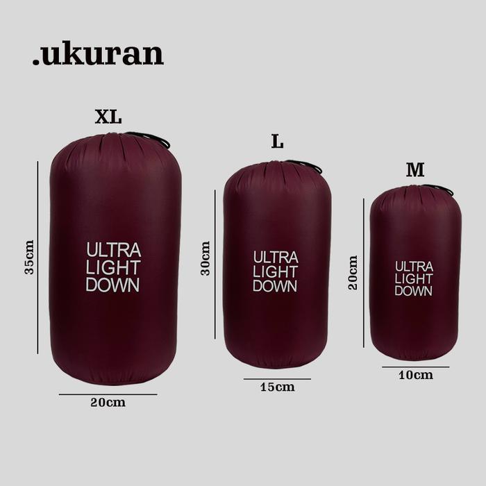 Stuffsack Tas Serut - Pouch Jaket Bulang Ultralight - Sarung Sleeping Bag - Multifungsi